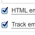 HTML emails with open tracking
